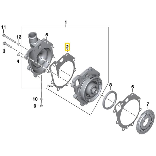 BMW純正 シール ウォーター ポンプ カバー 11518561949 JP店