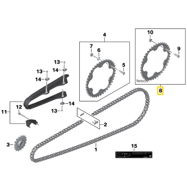 BMW純正 スプロケット セット 27717726615 JP店