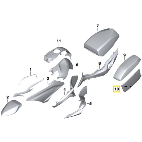 BMW純正 カバー RH 46547693176 JP店 44,123円