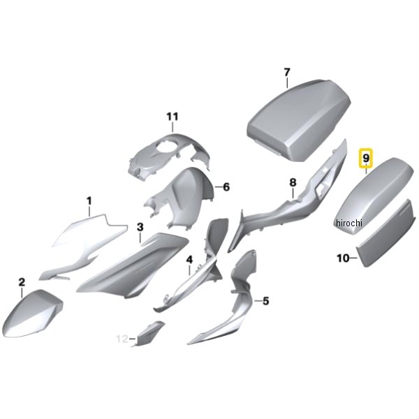 BMW純正 アッパー カバー 46547697906 JP店