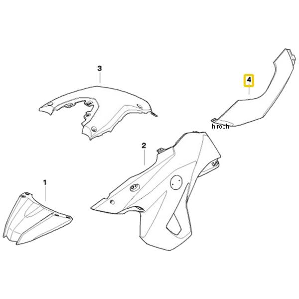 BMW純正 R サイド部品 RH フォイル ラベル付 46637712452 JP店