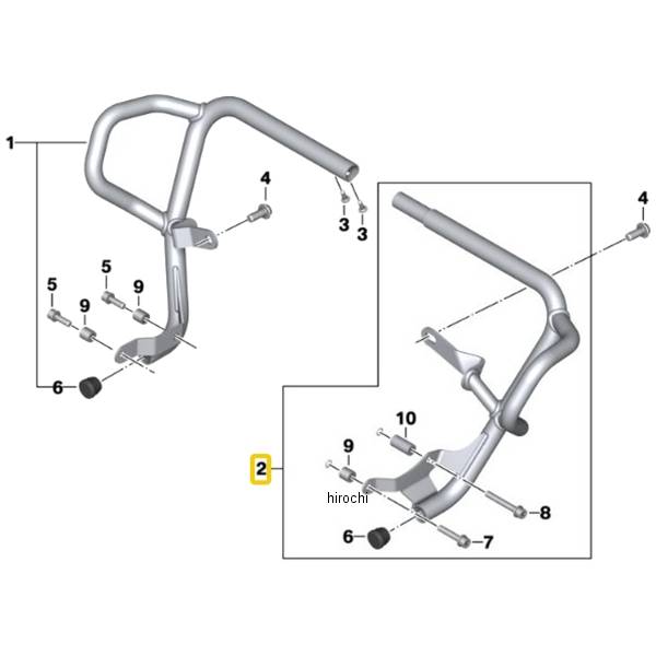 BMW純正 エンジン プロテクター ホルダー RH 46638388010 JP店