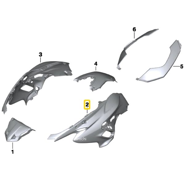 BMW純正 F サイド フェアリング LH 46638392367 JP店