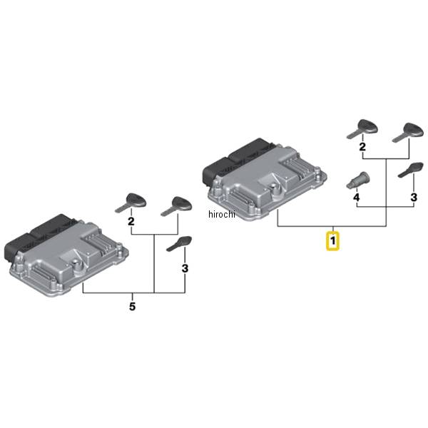 BMW純正 BMSK CU 付き同一キー セット(Code) 51258528836 JP店
