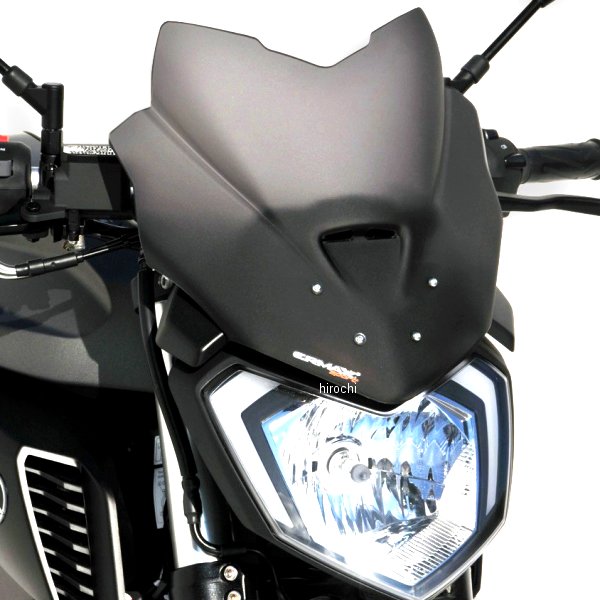 0302XX123 アルマックス ERMAX スポーツ スクリーン 27.5cm 14年-19年 MT-125 ダークブラック 030256123 JP店