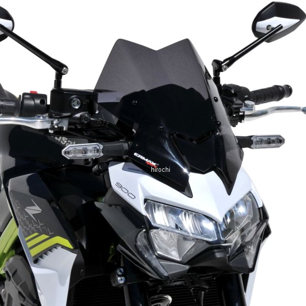 0303S77-XX アルマックス ERMAX スポーツスクリーン 35cm 20年-22年 Z900 サテングレー 0303S77-83 JP店｜株式会社ヒロチー商事 店