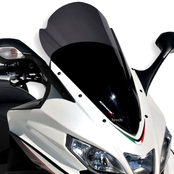 0708XX038 アルマックス ERMAX Aeromax スクリーン 64cm 12年-17年 アプリリア SRV850 ダークブラック 070856038 JP店