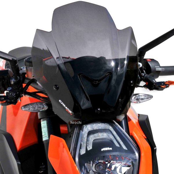 0354XX004 アルマックス ERMAX スポーツスクリーン 37cm 14年-16年 KTM 1290 Super Duke R ライトブラック 035403004 JP店｜株式会社ヒロチー商事 店