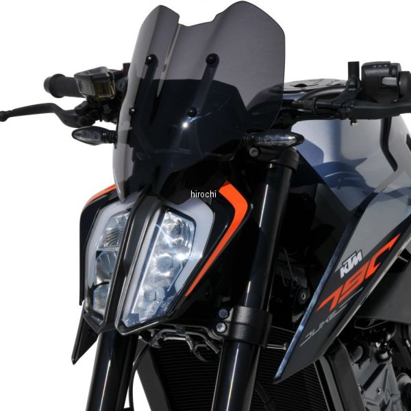 0354K06-XX アルマックス ERMAX スポーツスクリーン 31cm 18年-20年 KTM 790 Duke グレー 0354K06-54 JP店｜株式会社ヒロチー商事 店