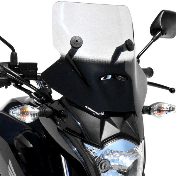 0601XX155 アルマックス ERMAX ノーズスクリーン 45cm 15年-20年 CB125F ライトブラック 060103155 JP店|株式会社ヒロチー商事 店