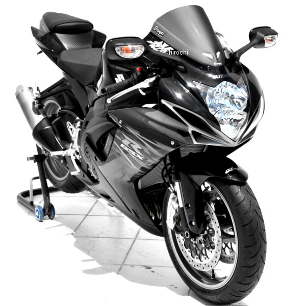 0704XX106 アルマックス ERMAX Aeromax スクリーン 30cm 11年-17年 GSX-R600 ダークブラック 070456106 JP店