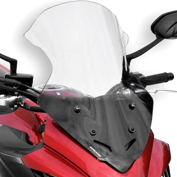 0104XX108 アルマックス ERMAX ハイプロテクション ウインドスクリーン 56cm 15年-20年 GSX-S1000F ライトブラック 010403108 JP店|株式会社ヒロチー商事 店