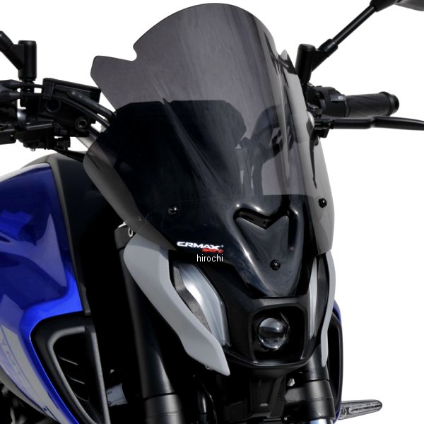 0602Y97-XX アルマックス ERMAX ノーズスクリーン 36.5cm 21年-22年 MT-07、FZ-07 クリア 0602Y97-01 JP店｜株式会社ヒロチー商事 店