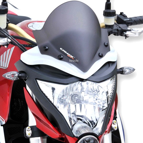 0301XX103 アルマックス ERMAX スポーツ スクリーン 23cm 08年-17年 CB1000R ライトブラック 030103103 JP店|株式会社ヒロチー商事 店