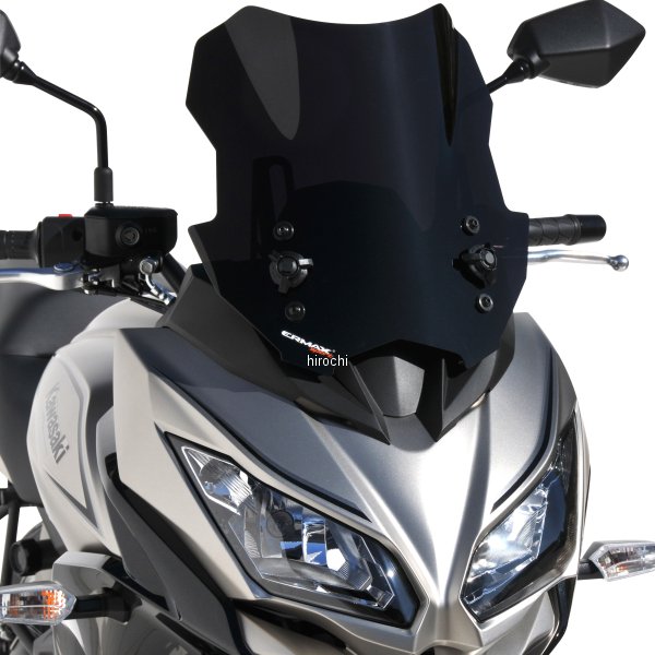 0303XX089 アルマックス ERMAX スポーツスクリーン 35cm 15年-20年 VERSYS650 グレー 030354089 JP店|株式会社ヒロチー商事 店