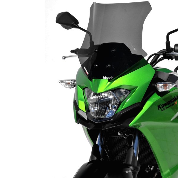0303S67-XX アルマックス ERMAX スポーツスクリーン 35cm 17年-20年 VERSYS X300 ライトブラック 0303S67-03 JP店