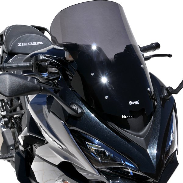 0103S66-XX アルマックス ERMAX ハイプロテクション ウインドスクリーン 50cm 17年-19年 Ninja1000、Z1000SX ネオングリーン2 0103S66-08 JP店