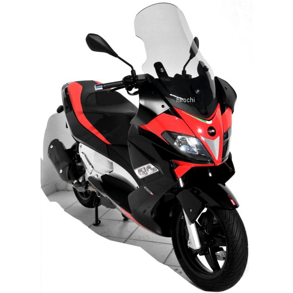 0108XX037 アルマックス ERMAX ハイプロテクションウインドスクリーン 68cm 11年-18年 アプリリア SR MAX 300 ライトブラック 010803037 JP店