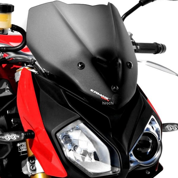0310XX034 アルマックス ERMAX スポーツスクリーン 29cm 14年-18年 BMW S1000R ライトブラック 031003034 JP店|株式会社ヒロチー商事 店