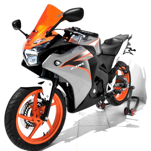 0701xx122 アルマックス Ermax Aeromax スクリーン 38cm 11年 17年 Cbr125r ライトブラック Jp店 新商品 新型