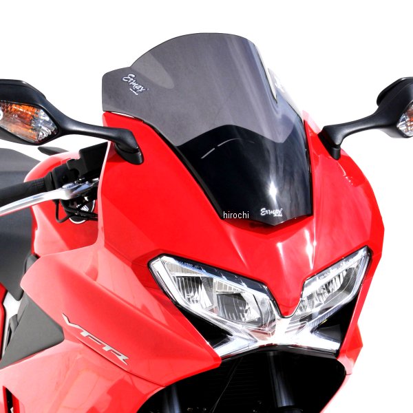 0701XX148 アルマックス ERMAX Aeromax スクリーン 39cm 14年-19年 VFR800 ライトブラック 070103148 JP店
