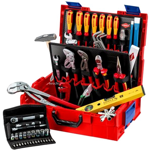 【メーカー在庫あり】 KNIPEX クニペックス メンテナンス用ツールセット L-Boxx入 002119LBS JP店