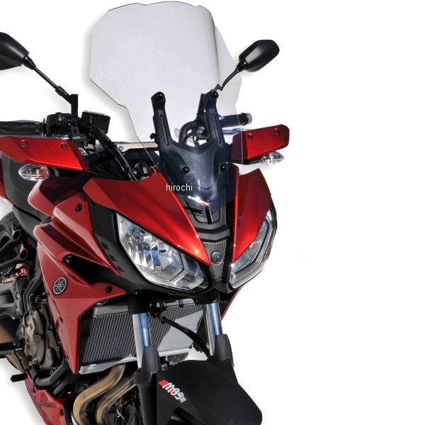 0102XX133 アルマックス ERMAX ハイプロテクション ウインドスクリーン 49cm 16年-19年 MT-07 Tracer ライトブラック 010203133 JP店