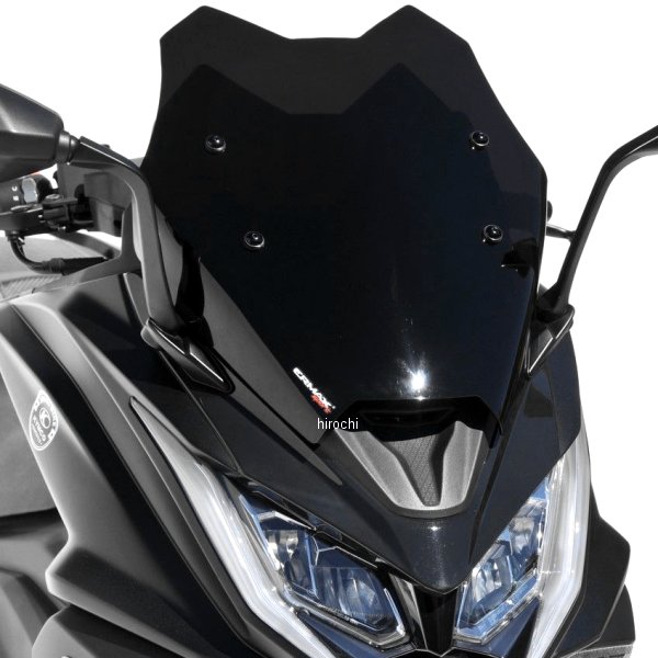 0341017-XX アルマックス ERMAX スポーツスクリーン 49cm 17年-20年 キムコ AK550 サテンブラック 0341017-47 JP店|株式会社ヒロチー商事 店