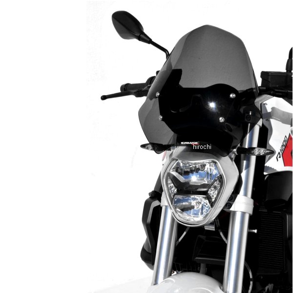 0610XX036 アルマックス ERMAX スポーツスクリーン 40cm 15年-18年 BMW R1200R ライトブラック 061003036 JP店