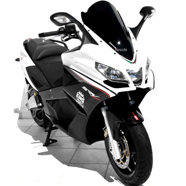 0308XX038 アルマックス ERMAX スポーツスクリーン 54cm 12年-17年 アプリリア SRV850 サテンブラック 030847038 JP店|株式会社ヒロチー商事 店
