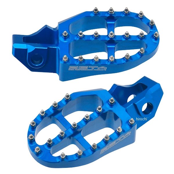 【メーカー在庫あり】 ジータ ZETA アルミフットペグ KTM 85SX、125SX、250SX ハスクブルー ZE93-1829 JP店