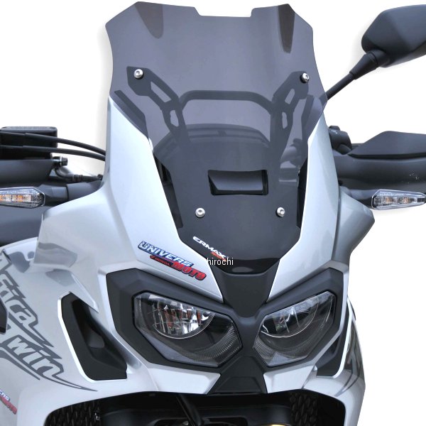 0301XX099 アルマックス ERMAX スポーツスクリーン 38.5cm 16年-19年 CRF1000L AfricaTwin グレー 030154099 JP店|株式会社ヒロチー商事 店