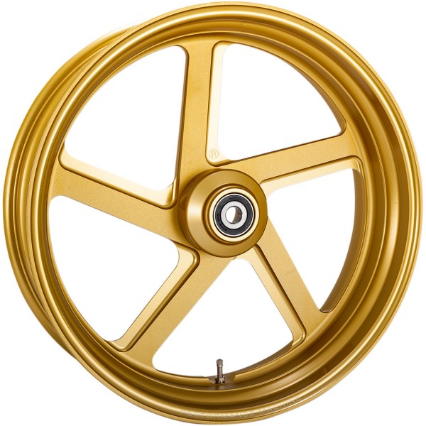 【USA在庫あり】 パフォーマンスマシン PERFORMANCE MACHINE PRO AM ホイール フロント 21×3.50 14年-21年 ハーレー FLHXS ABS有 ゴールド 0201-2424 JP店