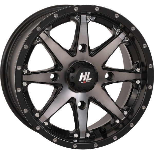 【USA在庫あり】 ハイリフター HIGHLIFTER HL10 ホイール フロント、リア 14×7 4/110 5+2 17年-18年 YXZ 1000R SS マットブラック/スモーク 0230-1268 JP店