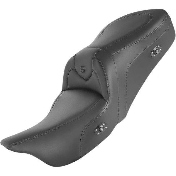【USA在庫あり】 サドルメン SADDLEMEN ロードソファー ヒートシート 06年 ハーレー FLHX バックレスト無 黒 0801-1418 JP店