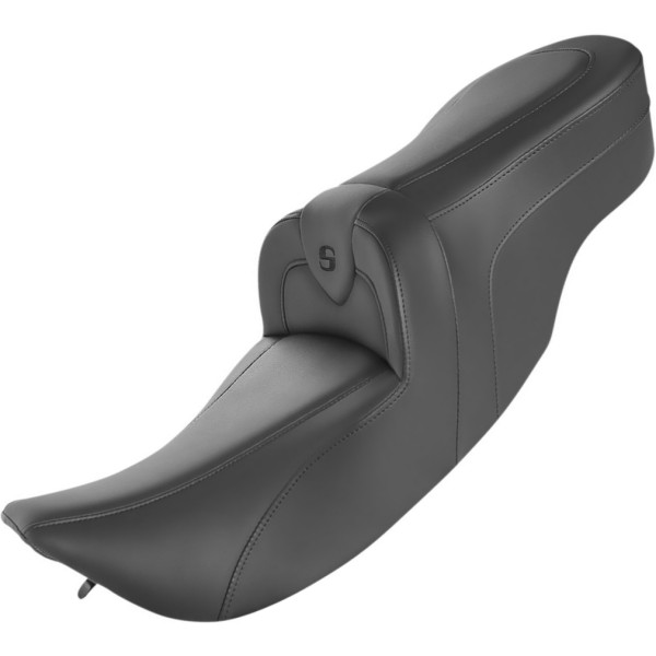 【USA在庫あり】 サドルメン SADDLEMEN ロードソファー シート 01年 ハーレー FLTRSE-I2 バックレスト無 黒 0801-1419 JP店