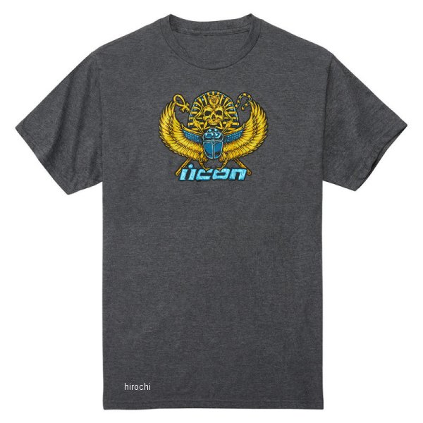 アイコン ICON Tシャツ PHARAOH TEE チャコールヒーサー 3XLサイズ 3030-21007 JP店