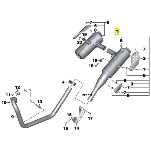 BMW純正 キャタライザー/R マフラー 18127681000 JP店