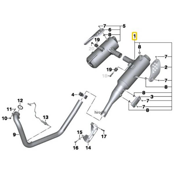 BMW純正 キャタライザー/R マフラー 18127728065 JP店