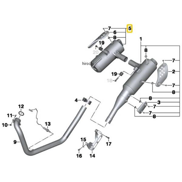 BMW純正 R マフラー 18127728066 JP店