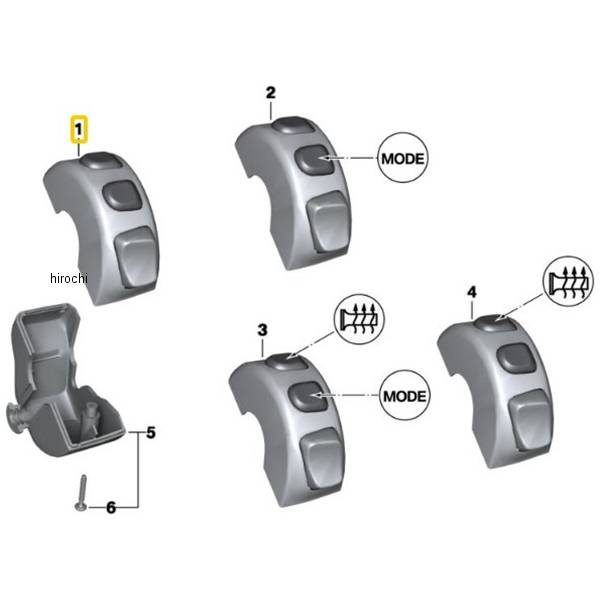 BMW純正 メーター パネル スイッチ RH 61318546180 JP店