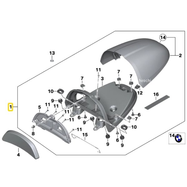 BMW純正 セット HP Carbon リヤセクションカバー 77348396070 JP店