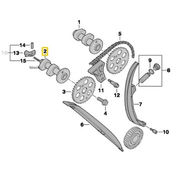 BMW純正 EX 側カムシャフト 11317700288 JP店