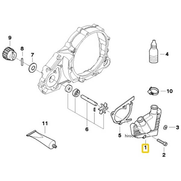 BMW純正 ウォーター ポンプ ハウジング anthrazit 11517727868 JP店