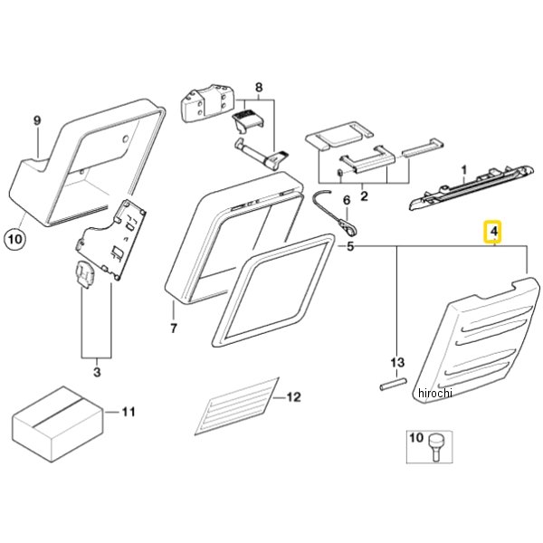 BMW純正 カバー LH/RH 公用車 46547665347 JP店