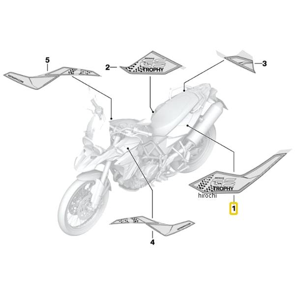 BMW純正 装飾 R サイド セクション LH 51148565929 JP店