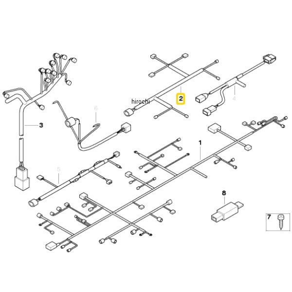 BMW純正 テール パート ワイア ハーネス 61117684529 JP店