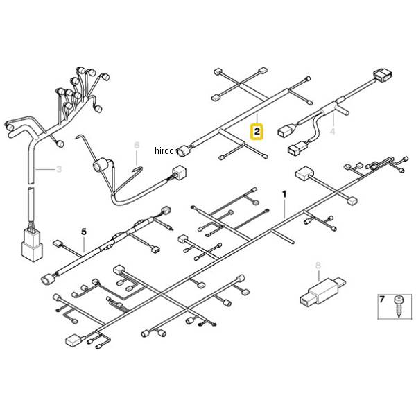 BMW純正 テール パート ワイア ハーネス 61117691854 JP店