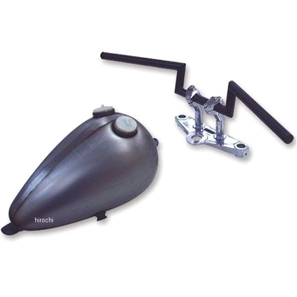 【メーカー在庫あり】 ガッツクローム Z BAR 4インチ ヘコミ無し 黒 2051-0103 JP店