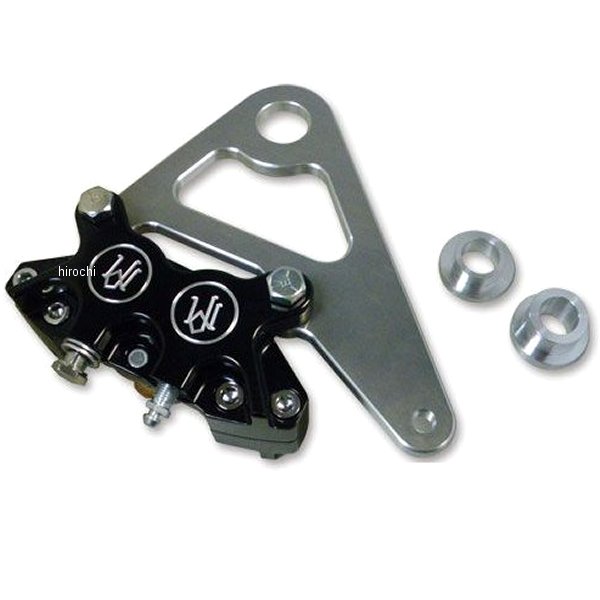 【メーカー在庫あり】 ガッツクローム PMキャリパー 125X4R ブラック&ブラケットセット 2700-3003PM JP店|株式会社ヒロチー商事 店